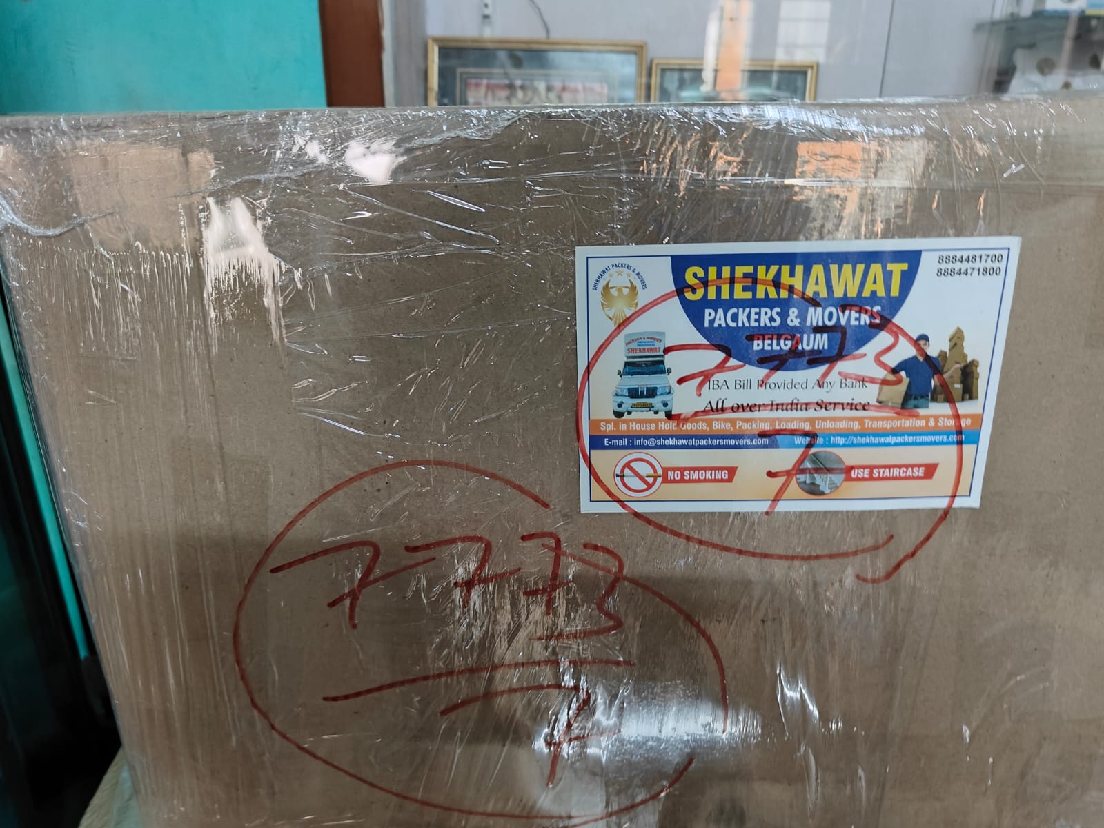 Large carton box packing service in Hubli