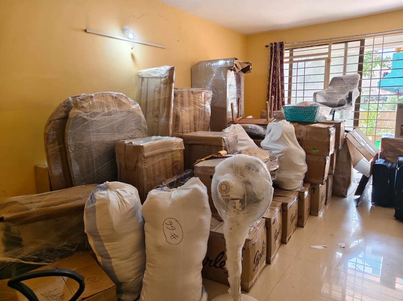 Shekhawat Packers and Movers Belgaum - household goods packed and ready for transport