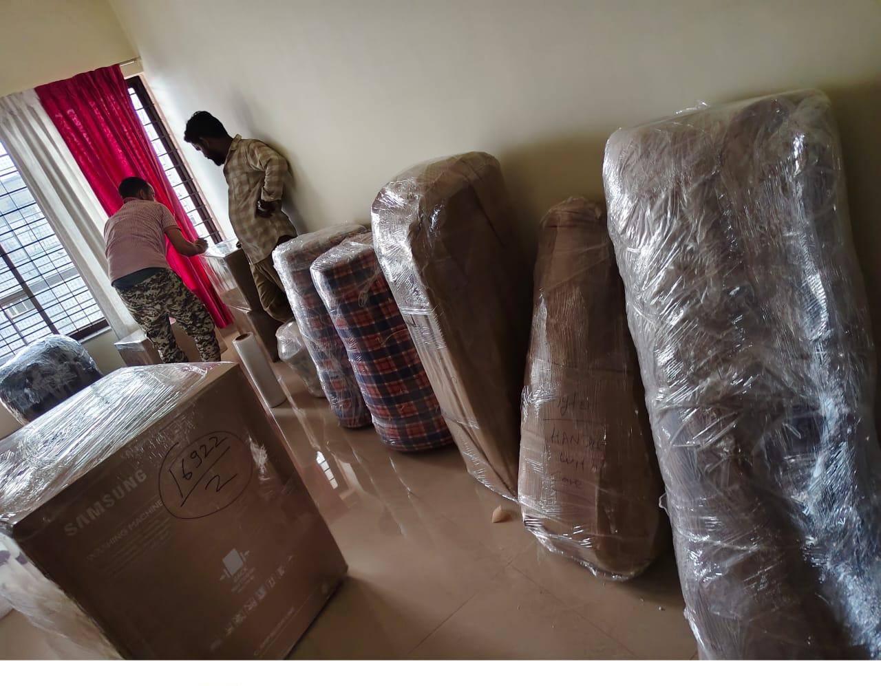 Shekhawat Packers and Movers Hubli - household goods packed and ready for transport